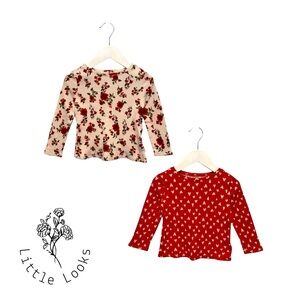 ⭐️ 5/$30 Old Navy Kids Waffle Knit LS Bundle size 18-24 Months